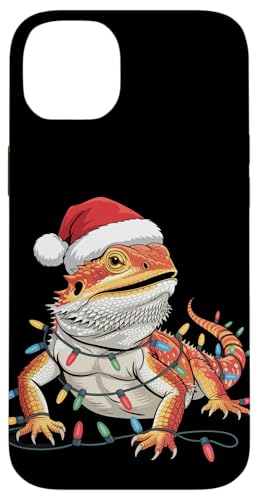 Weihnachtsbeleuchtung Reptil Pogona Herpetologie Bartdrache Hülle für iPhone 14 Plus Weihnachtsbeleuchtung Reptil Pogona Herpetologie Bartdrache Hülle für iPhone 14 Plus von Bearded Dragon Pet Reptile Care