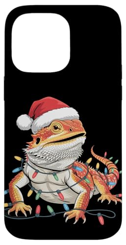 Weihnachtsbeleuchtung Reptil Pogona Herpetologie Bartdrache Hülle für iPhone 14 Pro Max Weihnachtsbeleuchtung Reptil Pogona Herpetologie Bartdrache Hülle für iPhone 14 Pro Max von Bearded Dragon Pet Reptile Care