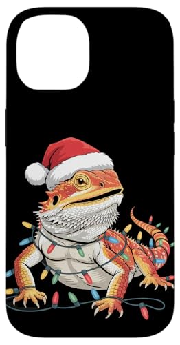 Weihnachtsbeleuchtung Reptil Pogona Herpetologie Bartdrache Hülle für iPhone 14 Weihnachtsbeleuchtung Reptil Pogona Herpetologie Bartdrache Hülle für iPhone 14 von Bearded Dragon Pet Reptile Care