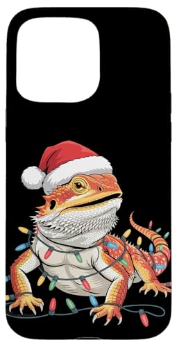 Weihnachtsbeleuchtung Reptil Pogona Herpetologie Bartdrache Hülle für iPhone 15 Pro Max Weihnachtsbeleuchtung Reptil Pogona Herpetologie Bartdrache Hülle für iPhone 15 Pro Max von Bearded Dragon Pet Reptile Care