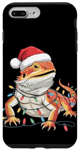 Weihnachtsbeleuchtung Reptil Pogona Herpetologie Bartdrache Hülle für iPhone 7 Plus/8 Plus Weihnachtsbeleuchtung Reptil Pogona Herpetologie Bartdrache Hülle für iPhone 7 Plus/8 Plus von Bearded Dragon Pet Reptile Care