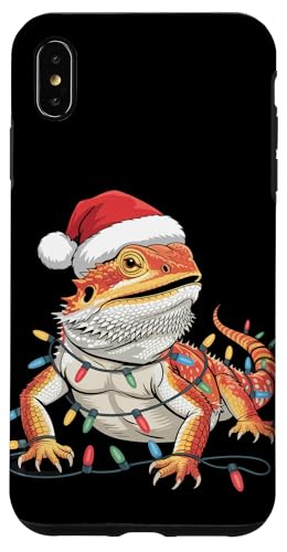 Weihnachtsbeleuchtung Reptil Pogona Herpetologie Bartdrache Hülle für iPhone XS Max Weihnachtsbeleuchtung Reptil Pogona Herpetologie Bartdrache Hülle für iPhone XS Max von Bearded Dragon Pet Reptile Care