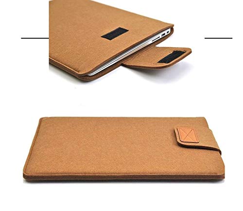 7.9-10'' Zoll Universelle Tablet Case Hülle Ultrabook Netbook Tasche aus Filz für iPad iPad Mini Huawei Samsung und sonstige Sleeve Bag Case Universal Wool Tablet Cover (7.9", Camel) von Bearlink