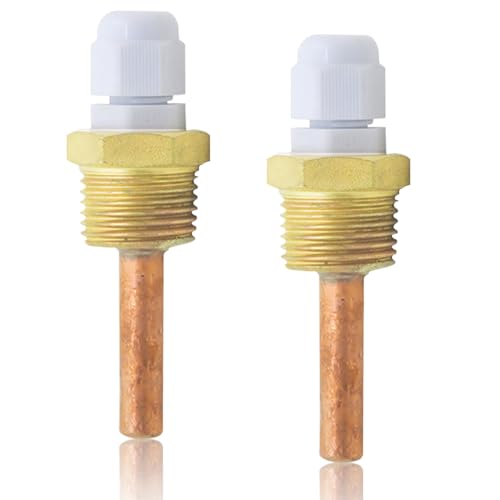 2 Stück 55 mm Tauchhülse, Küpfer Tauchhülse mit 1/2 Zoll Messinggewinde für Temperatursensor, 8 x 55 mm Tauchhülsen, Tauchschutzrohre für Thermoelemente, Schutzrohr für Temperaturfühler 2 Stück 55 mm Tauchhülse, Küpfer Tauchhülse mit 1/2 Zoll Messinggewinde für Temperatursensor, 8 x 55 mm Tauchhülsen, Tauchschutzrohre für Thermoelemente, Schutzrohr für Temperaturfühler von Beatific