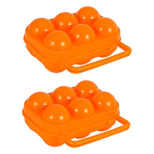 Beatifufu 2er-Pack Tragbarer Eierkarton Stapelbarer Eierhalter Behälter für Camping Outdoor Grill Reisen Beatifufu 2er-Pack Tragbarer Eierkarton Stapelbarer Eierhalter Behälter für Camping Outdoor Grill Reisen von Beatifufu