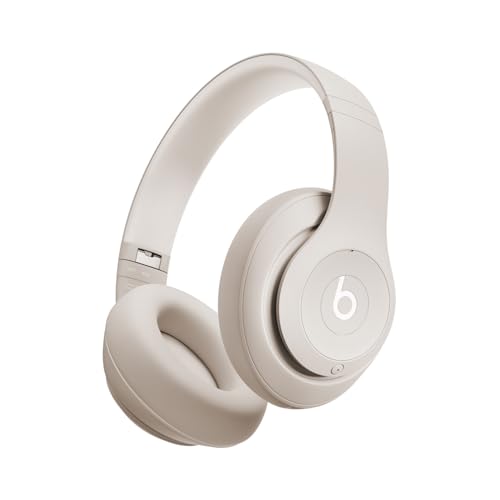 Beats Studio Pro – Kabellose Bluetooth Noise Cancelling Kopfhörer – Personalisiertes 3D Audio, USB-C verlustfreies Audio, Apple & Android Kompatibilität, Bis zu 40 Stunden Wiedergabezeit - Sandstein von Beats