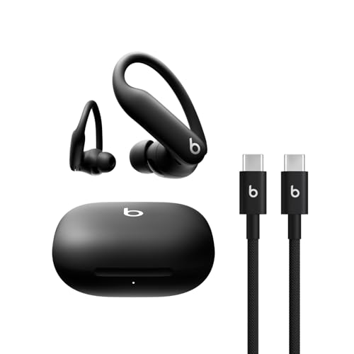Beats Powerbeats Pro 2 – Kabellose Bluetooth-Ohrhörer mit 1,5 m langem USB-C-Ladekabel – Diamantschwarz Beats Powerbeats Pro 2 – Kabellose Bluetooth-Ohrhörer mit 1,5 m langem USB-C-Ladekabel – Diamantschwarz von Beats