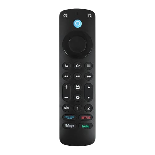 Sprachfernbedienung mit Streaming-App-Tasten, kompatibel mit TV Stick, TV Cube, Insignia/Toshiba/Pioneer TVs Sprachfernbedienung mit Streaming-App-Tasten, kompatibel mit TV Stick, TV Cube, Insignia/Toshiba/Pioneer TVs von Beauchoice