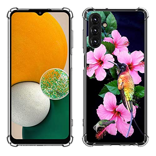 Beaucov Galaxy A13 5G Hülle, Kolibris Rosa Blumen Fallschutz Stoßfeste Hülle TPU Ganzkörper Schutzhülle Kratzfest Cover für Samsung Galaxy A13 5G Beaucov Galaxy A13 5G Hülle, Kolibris Rosa Blumen Fallschutz Stoßfeste Hülle TPU Ganzkörper Schutzhülle Kratzfest Cover für Samsung Galaxy A13 5G von Beaucov