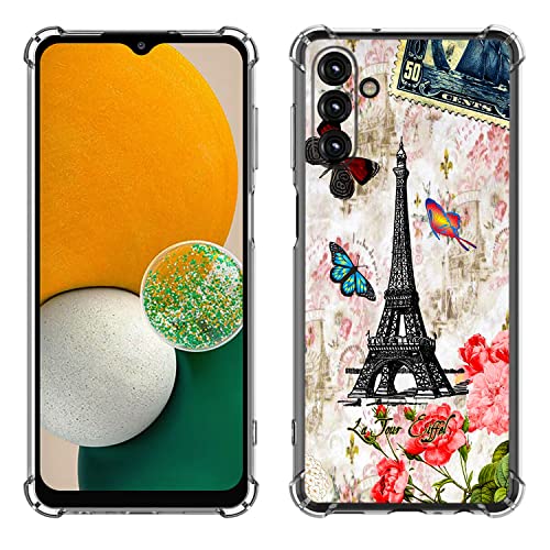 Beaucov Galaxy A14 5G Hülle, Paris Tower Schmetterling Fallschutz Stoßfeste Hülle TPU Ganzkörper Schutzhülle Kratzfest Cover für Samsung Galaxy A14 5G Beaucov Galaxy A14 5G Hülle, Paris Tower Schmetterling Fallschutz Stoßfeste Hülle TPU Ganzkörper Schutzhülle Kratzfest Cover für Samsung Galaxy A14 5G von Beaucov