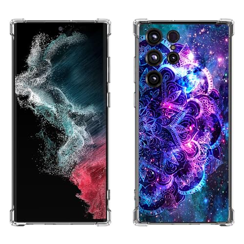 Beaucov Galaxy S24 Ultra Hülle, Lila Mandala Galaxy Sky Fallschutz Stoßfest Case TPU Ganzkörper Schutzhülle Kratzfest Cover für Samsung Galaxy S24 Ultra Beaucov Galaxy S24 Ultra Hülle, Lila Mandala Galaxy Sky Fallschutz Stoßfest Case TPU Ganzkörper Schutzhülle Kratzfest Cover für Samsung Galaxy S24 Ultra von Beaucov