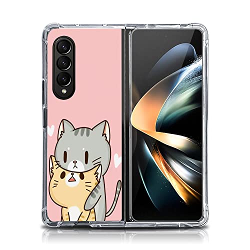 Beaucov Galaxy Z Fold 4 Hülle, Grüne Katze Gelb Katze Fallschutz Stoßfeste Hülle TPU Ganzkörper Schutzhülle Kratzfest Cover für Samsung Galaxy Z Fold 4 5G Beaucov Galaxy Z Fold 4 Hülle, Grüne Katze Gelb Katze Fallschutz Stoßfeste Hülle TPU Ganzkörper Schutzhülle Kratzfest Cover für Samsung Galaxy Z Fold 4 5G von Beaucov
