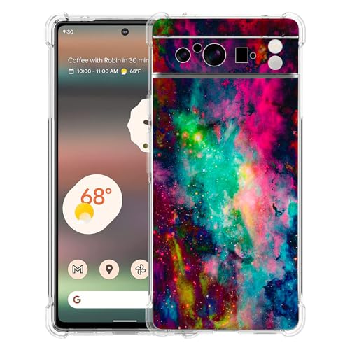 Beaucov Pixel 8 Pro Hülle, buntes Universum, Himmel, Fallschutz, stoßfest, TPU, Ganzkörper-Schutzhülle, kratzfeste Abdeckung für Google Pixel 8 Pro Beaucov Pixel 8 Pro Hülle, buntes Universum, Himmel, Fallschutz, stoßfest, TPU, Ganzkörper-Schutzhülle, kratzfeste Abdeckung für Google Pixel 8 Pro von Beaucov