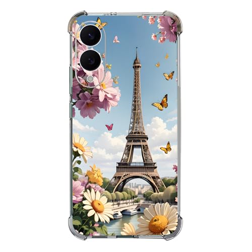 Beaucov Schutzhülle für Galaxy S25 Edge, Eiffelturm, Schmetterling, Blumen, Fallschutz, stoßfest, TPU, Ganzkörperschutz, kratzfest, für Samsung Galaxy S25 Edge Beaucov Schutzhülle für Galaxy S25 Edge, Eiffelturm, Schmetterling, Blumen, Fallschutz, stoßfest, TPU, Ganzkörperschutz, kratzfest, für Samsung Galaxy S25 Edge von Beaucov