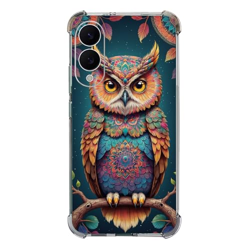 Beaucov Schutzhülle für Galaxy S25 Edge, buntes Mandala-Eulen-Design, stoßfest, TPU, Ganzkörper-Schutzhülle, kratzfest, für Samsung Galaxy S25 Edge Beaucov Schutzhülle für Galaxy S25 Edge, buntes Mandala-Eulen-Design, stoßfest, TPU, Ganzkörper-Schutzhülle, kratzfest, für Samsung Galaxy S25 Edge von Beaucov