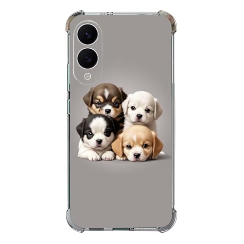 Beaucov Schutzhülle für Galaxy S25 Edge, niedliche Welpen, Hunde, Fallschutz, stoßfest, TPU, Ganzkörperschutz, kratzfest, Grau Beaucov Schutzhülle für Galaxy S25 Edge, niedliche Welpen, Hunde, Fallschutz, stoßfest, TPU, Ganzkörperschutz, kratzfest, Grau von Beaucov