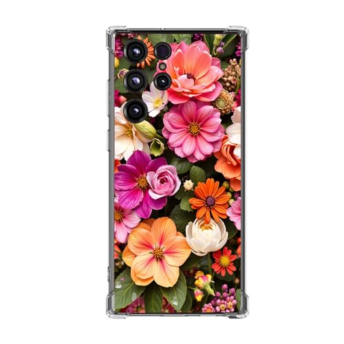 Beaucov Schutzhülle für Galaxy S25 Ultra, schöne bunte Blumen, Fallschutz, stoßfest, TPU, Ganzkörperschutz, kratzfest, für Samsung Galaxy S25 Ultra Beaucov Schutzhülle für Galaxy S25 Ultra, schöne bunte Blumen, Fallschutz, stoßfest, TPU, Ganzkörperschutz, kratzfest, für Samsung Galaxy S25 Ultra von Beaucov