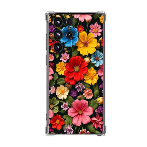 Beaucov Schutzhülle für Galaxy S25 Ultra, schönes Blumenmuster, Fallschutz, stoßfest, TPU, Ganzkörperschutz, kratzfeste Schutzhülle für Samsung Galaxy S25 Ultra Beaucov Schutzhülle für Galaxy S25 Ultra, schönes Blumenmuster, Fallschutz, stoßfest, TPU, Ganzkörperschutz, kratzfeste Schutzhülle für Samsung Galaxy S25 Ultra von Beaucov