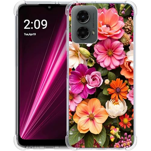 Beaucov Schutzhülle für Moto G 5G 2024, schöne bunte Blumen, Fallschutz, stoßfest, TPU, Rundumschutz, kratzfest, für Motorola Moto G 5G 2024 Beaucov Schutzhülle für Moto G 5G 2024, schöne bunte Blumen, Fallschutz, stoßfest, TPU, Rundumschutz, kratzfest, für Motorola Moto G 5G 2024 von Beaucov