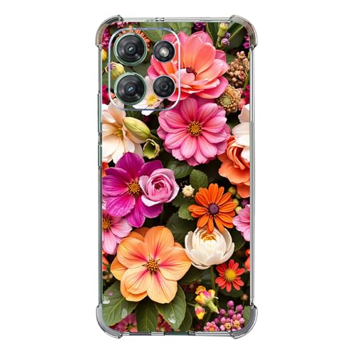 Beaucov Schutzhülle für Moto G Power 2025, schöne bunte Blumen, Fallschutz, stoßfest, TPU, Rundumschutz, kratzfest, für Motorola Moto G Power 2025 Beaucov Schutzhülle für Moto G Power 2025, schöne bunte Blumen, Fallschutz, stoßfest, TPU, Rundumschutz, kratzfest, für Motorola Moto G Power 2025 von Beaucov