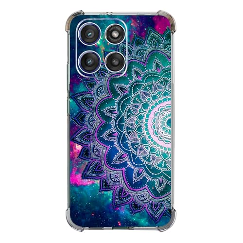 Beaucov Schutzhülle für Moto G Stylus 2025, Mandala-Blume, Fallschutz, stoßfest, TPU, Rundumschutz, kratzfest, für Motorola Moto G Stylus 2025 von Beaucov