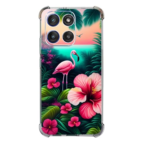 Beaucov Schutzhülle für Moto G Stylus 2025, Motiv: rosa Flamingo-Blumen, Vogeltropfenschutz, stoßfest, TPU, Rundumschutz, kratzfest, für Motorola Moto G Stylus 2025 Beaucov Schutzhülle für Moto G Stylus 2025, Motiv: rosa Flamingo-Blumen, Vogeltropfenschutz, stoßfest, TPU, Rundumschutz, kratzfest, für Motorola Moto G Stylus 2025 von Beaucov