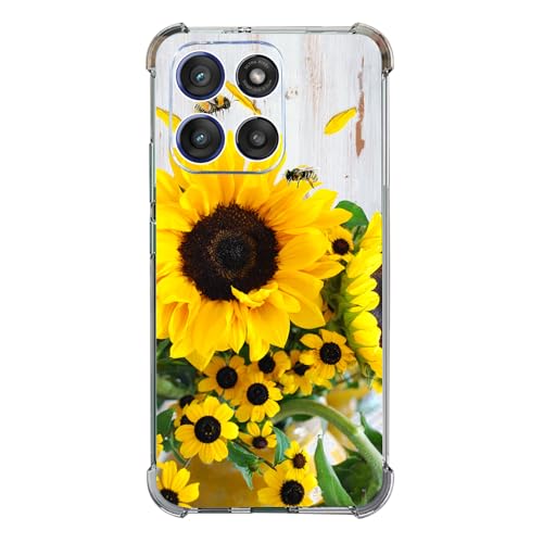 Beaucov Schutzhülle für Moto G Stylus 2025, Sonnenblumen-Biene, stoßfest, TPU, Rundumschutz, kratzfest, für Motorola Moto G Stylus 2025 Beaucov Schutzhülle für Moto G Stylus 2025, Sonnenblumen-Biene, stoßfest, TPU, Rundumschutz, kratzfest, für Motorola Moto G Stylus 2025 von Beaucov