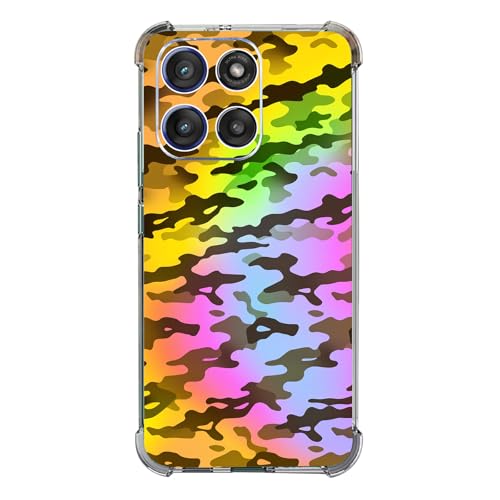 Beaucov Schutzhülle für Moto G Stylus 2025, modisch, bunt, Camouflage, Fallschutz, stoßfest, TPU, Rundumschutz, kratzfest, für Motorola Moto G Stylus 2025 von Beaucov