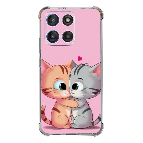 Beaucov Schutzhülle für Moto G Stylus 2025, niedliche Katzen, die sich verlieben, Fallschutz, stoßfest, TPU, Rundumschutz, kratzfest, für Motorola Moto G Stylus 2025 von Beaucov