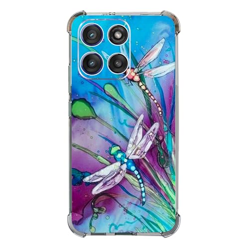 Beaucov Schutzhülle für Moto G Stylus 2025, niedlicher Libellen-Stil, Fallschutz, stoßfest, TPU, Rundumschutz, kratzfest, für Motorola Moto G Stylus 2025 von Beaucov