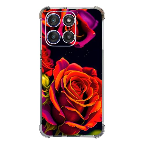 Beaucov Schutzhülle für Moto G Stylus 2025, schöne Rose, stoßfest, TPU, Rundumschutz, kratzfest, für Motorola Moto G Stylus 2025 von Beaucov