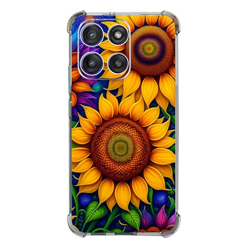 Beaucov Schutzhülle für Moto G Stylus 2025, schöne Sonnenblumen, Fallschutz, stoßfest, TPU, Rundumschutz, kratzfest, für Motorola Moto G Stylus 2025 von Beaucov