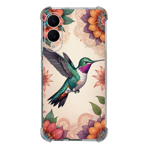 Beaucov Schutzhülle für Samsung Galaxy S25 Edge, buntes Kolibri-Mandala, Blumen, Fallschutz, stoßfest, TPU, Ganzkörperschutz, kratzfest, für Samsung Galaxy S25 Edge Beaucov Schutzhülle für Samsung Galaxy S25 Edge, buntes Kolibri-Mandala, Blumen, Fallschutz, stoßfest, TPU, Ganzkörperschutz, kratzfest, für Samsung Galaxy S25 Edge von Beaucov