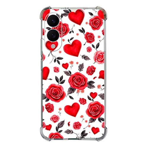 Beaucov Schutzhülle für Samsung Galaxy S25 Edge, rote Rose, Herzen, Fallschutz, stoßfest, TPU, Ganzkörperschutz, kratzfest, für Samsung Galaxy S25 Edge Beaucov Schutzhülle für Samsung Galaxy S25 Edge, rote Rose, Herzen, Fallschutz, stoßfest, TPU, Ganzkörperschutz, kratzfest, für Samsung Galaxy S25 Edge von Beaucov