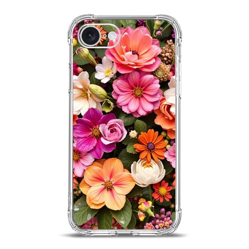 Beaucov Schutzhülle für iPhone 16e, schöne bunte Blumen, Fallschutz, stoßfest, TPU, Ganzkörperschutz, kratzfest, für iPhone 16e Beaucov Schutzhülle für iPhone 16e, schöne bunte Blumen, Fallschutz, stoßfest, TPU, Ganzkörperschutz, kratzfest, für iPhone 16e von Beaucov