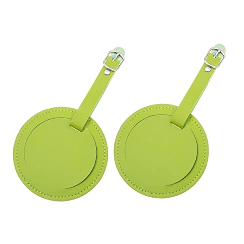 Beaupretty 2 Stück Lederetikett Kofferanhänger runden Personalisierte Gepäck -Tags Schnalle Tasche Bezeichner Luft Schlüsselanhänger Identifikatoren Reisetaschenanhänger Reisegepäck Tag Grün Beaupretty 2 Stück Lederetikett Kofferanhänger runden Personalisierte Gepäck -Tags Schnalle Tasche Bezeichner Luft Schlüsselanhänger Identifikatoren Reisetaschenanhänger Reisegepäck Tag Grün von Beaupretty