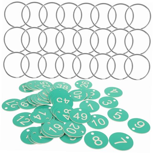 Beaupretty 50 Sätze Nummernschild Runden Id-tags Mit Ringen Rundes Etikett Kleine Runde Anhänger Loch Zahlenkarten Runde Zahlen -tags Grün Eisen Beaupretty 50 Sätze Nummernschild Runden Id-tags Mit Ringen Rundes Etikett Kleine Runde Anhänger Loch Zahlenkarten Runde Zahlen -tags Grün Eisen von Beaupretty