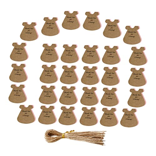Beaupretty 50 Sätze Rock-tag Etiketten Stichworte Gegenwärtig Dusche Babyparty -dekorationen Leer Geburtstags-tags Babyparty-tag Kraft -tags Kraftpapier Rosa von Beaupretty