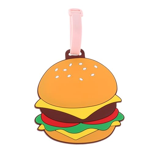 Beaupretty Burger-Gepäckanhänger Schlüsselanhänger Identifikatoren Cartoon-Gepäckanhänger Rucksack-Etikett Golftaschenanhänger Kofferanhänger-Identifikatoren PVC Beaupretty Burger-Gepäckanhänger Schlüsselanhänger Identifikatoren Cartoon-Gepäckanhänger Rucksack-Etikett Golftaschenanhänger Kofferanhänger-Identifikatoren PVC von Beaupretty