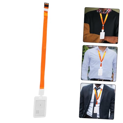 Beaupretty Industrieller Kartenhalter Ausweisschutz Ärmel mit Abzeichen Abzeichenhalter mit Lanyard Ärmel für Namensschilder ausweishalter aus kunststoff Arbeitsausweishalter Plastik Orange Beaupretty Industrieller Kartenhalter Ausweisschutz Ärmel mit Abzeichen Abzeichenhalter mit Lanyard Ärmel für Namensschilder ausweishalter aus kunststoff Arbeitsausweishalter Plastik Orange von Beaupretty