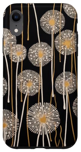 Hülle für iPhone XR Gold und Silber Pusteblume Muster Natur Pflanze Hülle für iPhone XR Gold und Silber Pusteblume Muster Natur Pflanze von Beautiful Floral Flower Pattern