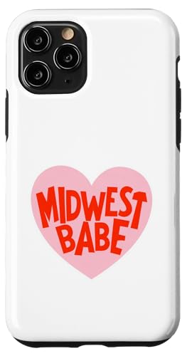 Midwest Babe Herz Aufkleber mit verspieltem Text Hülle für iPhone 11 Pro von Beautiful World