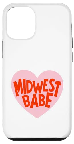 Midwest Babe Herz Aufkleber mit verspieltem Text Hülle für iPhone 12/12 Pro von Beautiful World