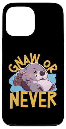 Biber: Gnaw Or Never Hülle für iPhone 13 Pro Max Biber: Gnaw Or Never Hülle für iPhone 13 Pro Max von Beaver And Mountains Wildlife Designs For Kids