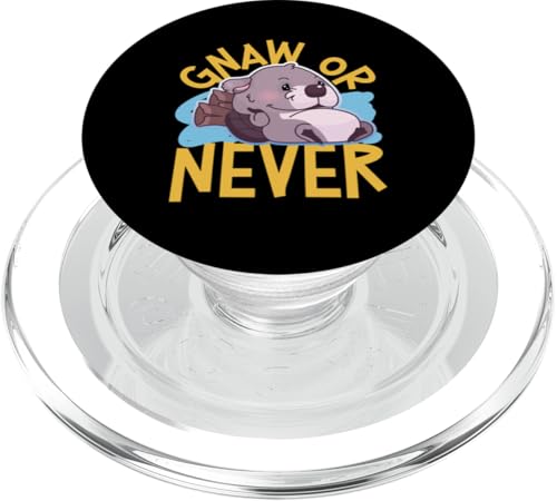 Biber: Gnaw Or Never PopSockets PopGrip für MagSafe von Beaver And Mountains Wildlife Designs For Kids