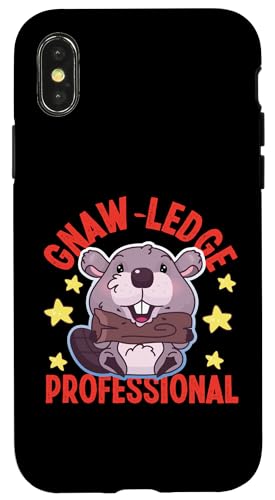 Biber: Gnaw-ledge Professional Hülle für iPhone X/XS Biber: Gnaw-ledge Professional Hülle für iPhone X/XS von Beaver And Mountains Wildlife Designs For Kids