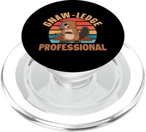 Biber: Gnaw-ledge Professional PopSockets PopGrip für MagSafe Biber: Gnaw-ledge Professional PopSockets PopGrip für MagSafe von Beaver And Mountains Wildlife Designs For Kids