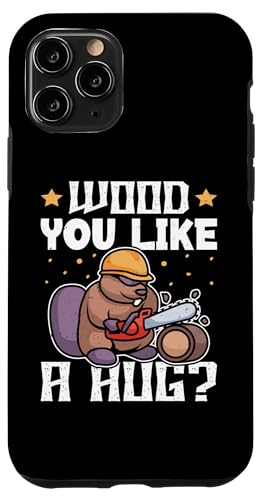 Biber: Holz Sie mögen eine Umarmung? Hülle für iPhone 11 Pro Biber: Holz Sie mögen eine Umarmung? Hülle für iPhone 11 Pro von Beaver And Mountains Wildlife Designs For Kids