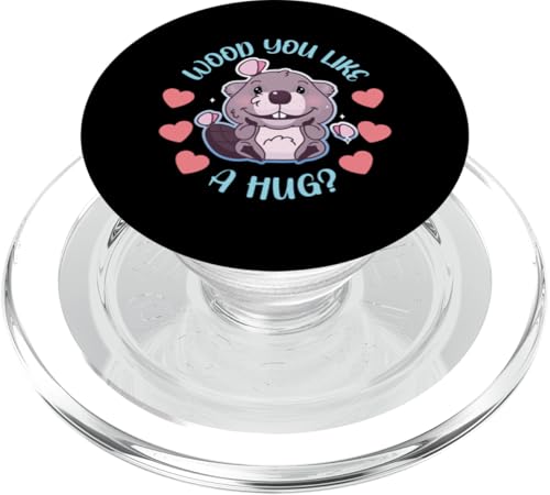Biber: Holz Sie mögen eine Umarmung? PopSockets PopGrip für MagSafe Biber: Holz Sie mögen eine Umarmung? PopSockets PopGrip für MagSafe von Beaver And Mountains Wildlife Designs For Kids