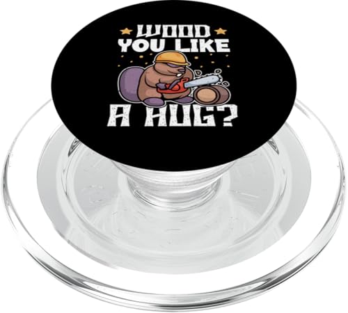 Biber: Holz Sie mögen eine Umarmung? PopSockets PopGrip für MagSafe Biber: Holz Sie mögen eine Umarmung? PopSockets PopGrip für MagSafe von Beaver And Mountains Wildlife Designs For Kids